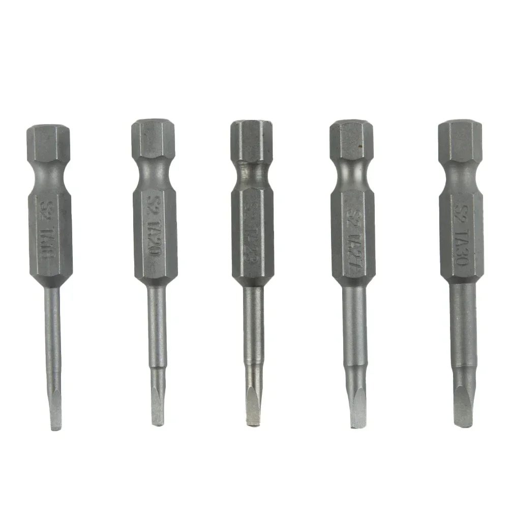 5Pcs Magnetic Triangle Head Screwdriver Bits 1/4