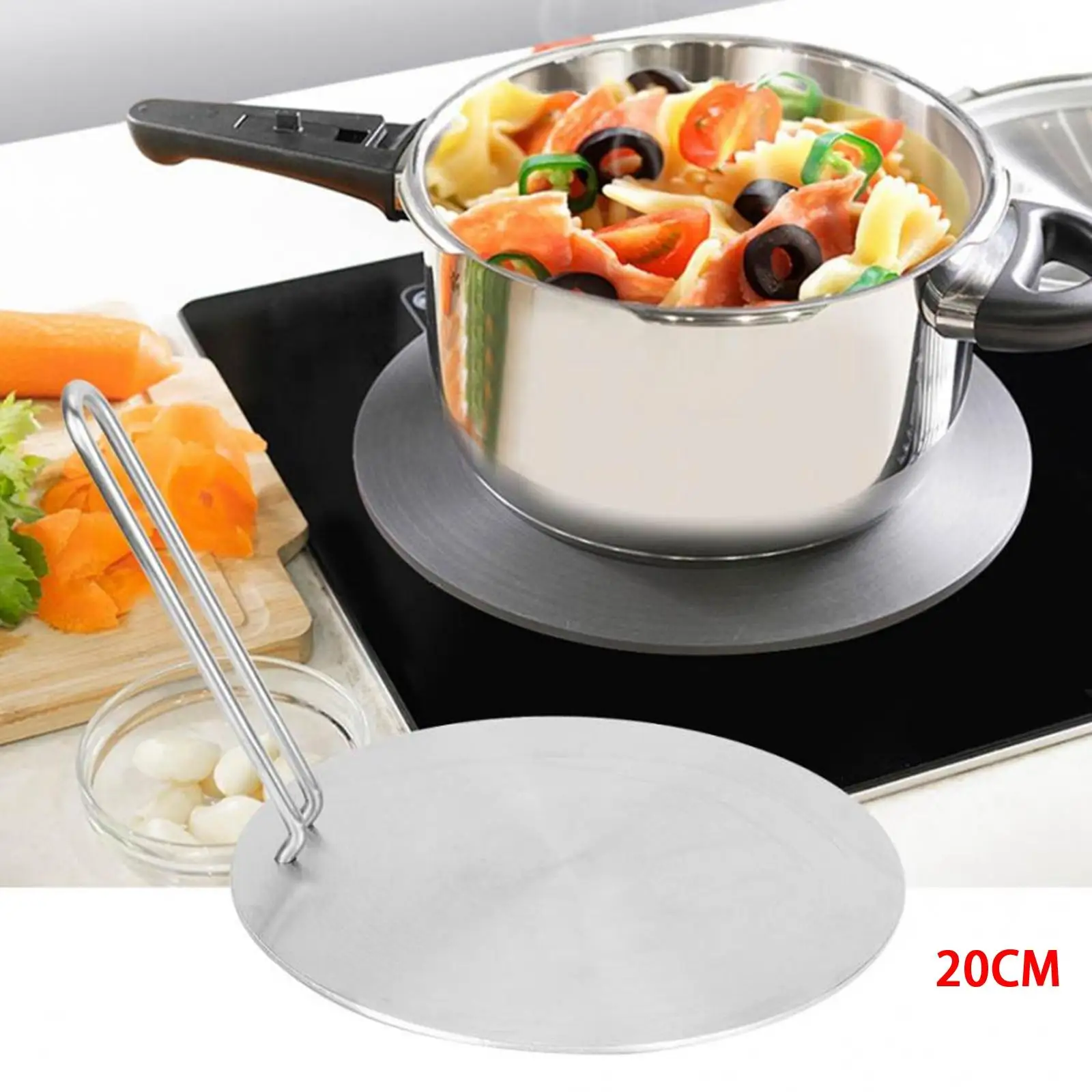 Heat Diffuser Plate for Induction Stove Glass Cooktop Adapter Protector for Cast Iron Pot