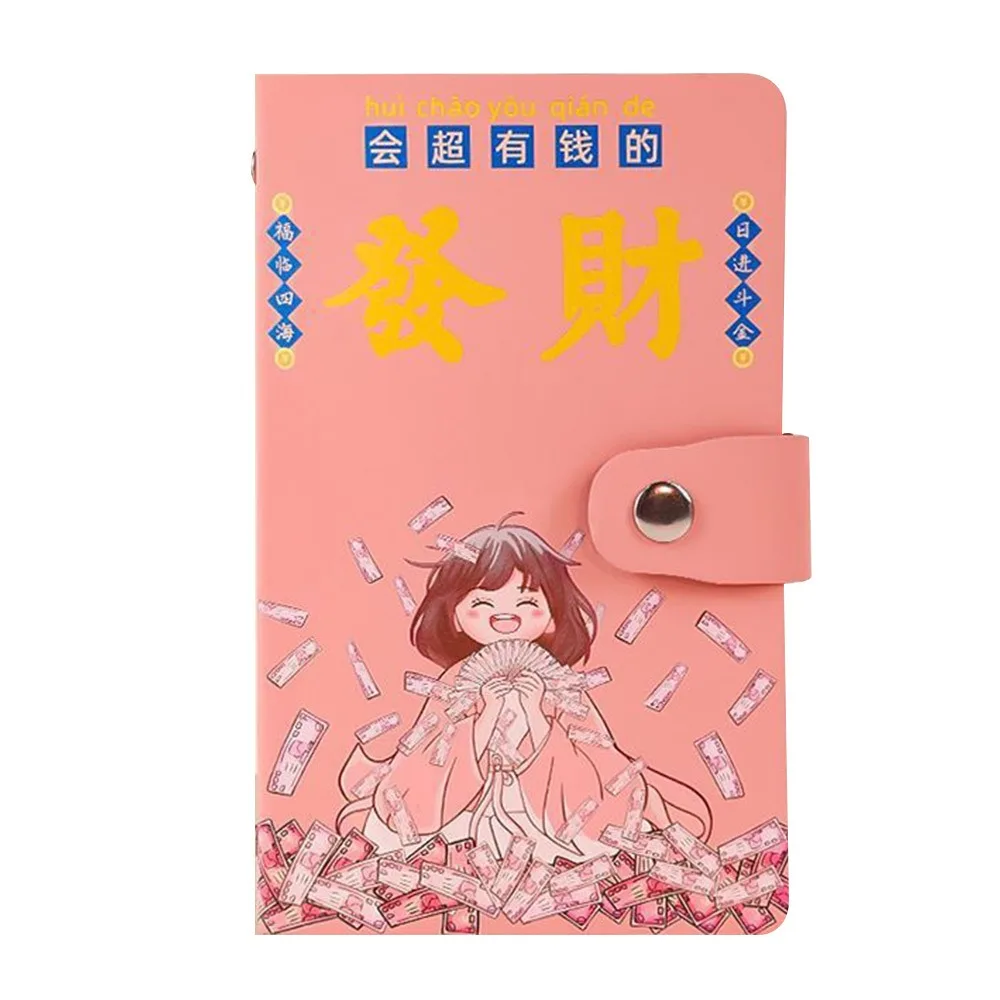 Tantangan Menabung Uang 100 Amplop Jadi Kaya Malam Ini Buku Pengumpul Uang Kapasitas Besar PU Tahan Air Portabel