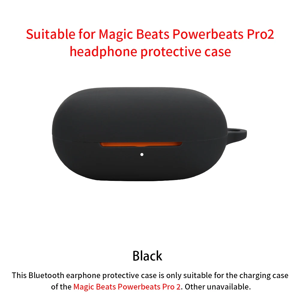 

Silicone Case For Beats Powerbeats Pro 2 Soft Case Compatible with Beats Powerbeats Pro 2 Protective Sleeve with Hooks