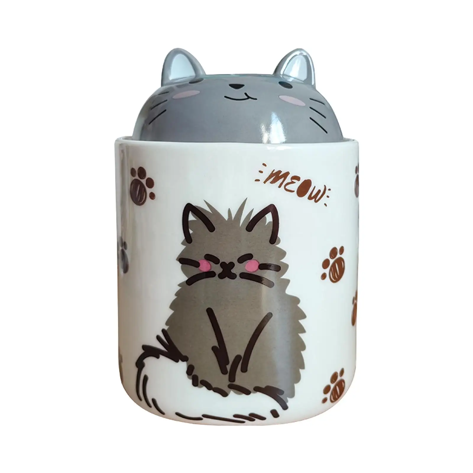 Pet Cremation Urn Ceramic Souvenir Pet Supplies Cinerary Casket for Cats Pet