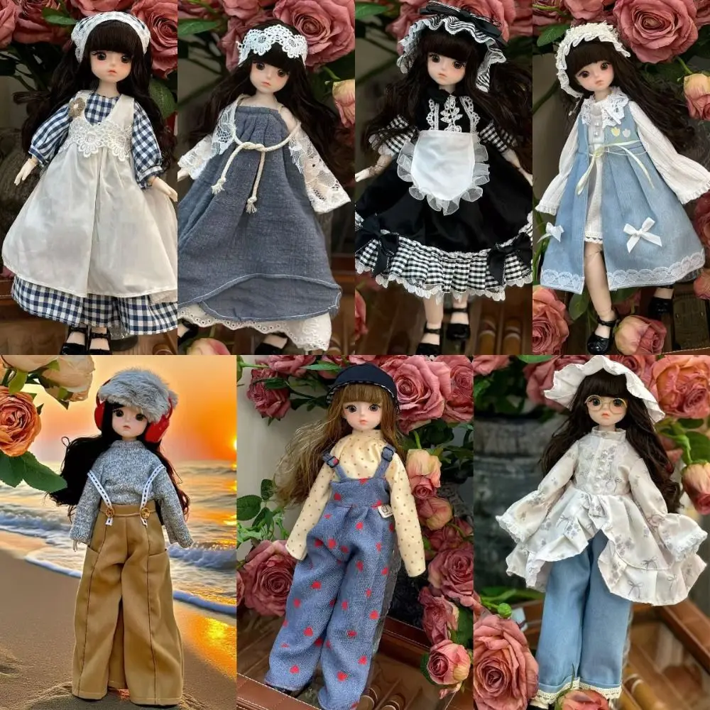 

Модная кукла BJD 30 см, одежда для куклы BJD, сделай сам, замена аксессуаров BJD, комплект юбки принцессы ручной работы, подарок для детей