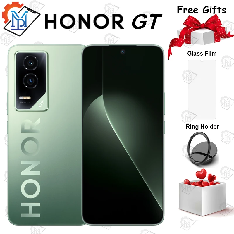 New Original Honor GT 5G Mobile Phone 6.7 Inches 120Hz AMOLED Screen Snapdragon 8 Gen 3 Camera 50MP GMS Smartphone