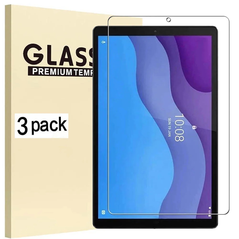 

(3 Pack) Tempered Glass For Lenovo Tab M10 HD (2nd Gen) 10.1 2020 TB-X306X TB-X306F Tablet Screen Protector Film