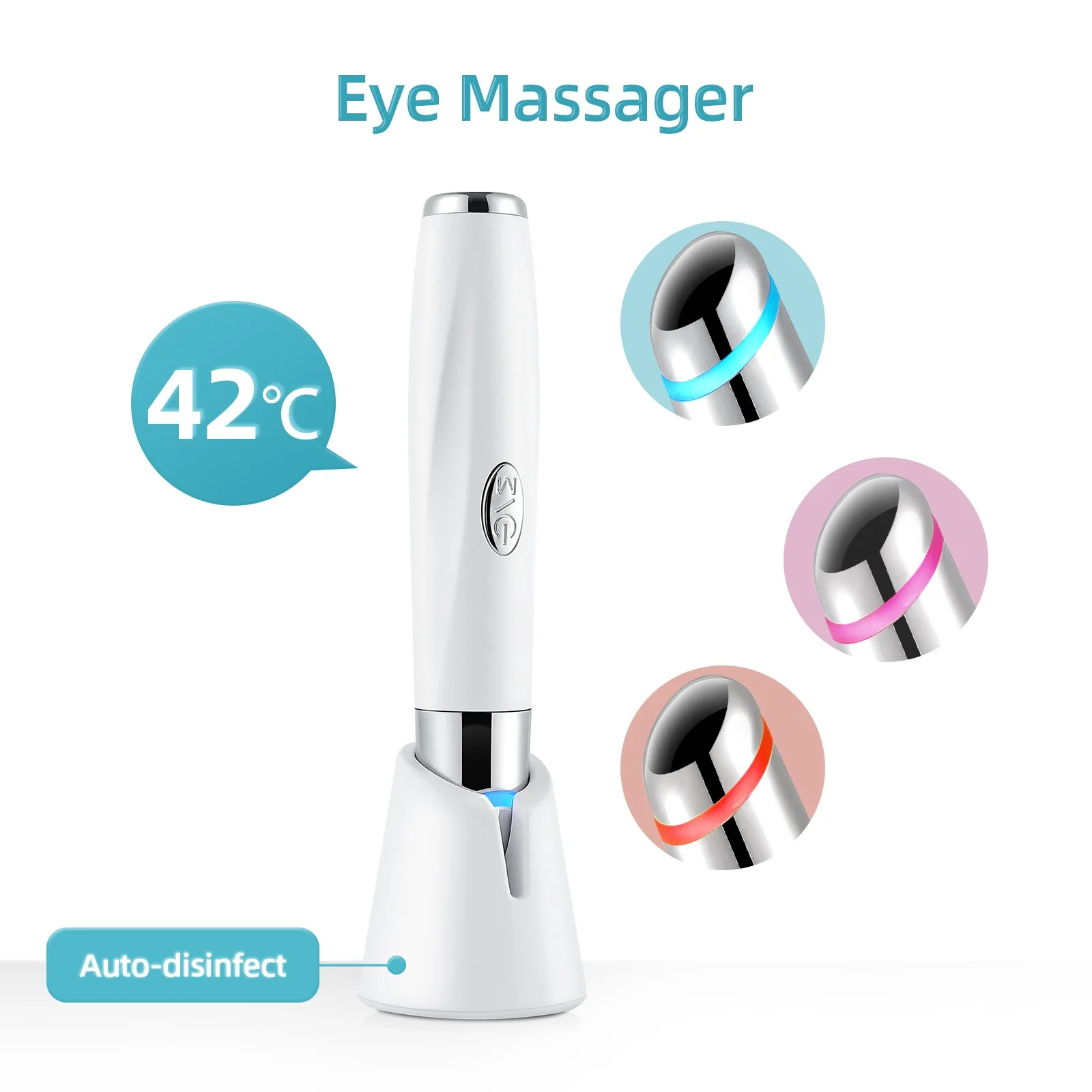 Masajeador de ojos con vibración de alta frecuencia, elimina las ojeras, esencia de importación, dispositivo de cuidado de los ojos para apretar la piel