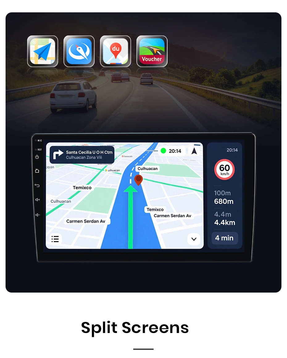 Autoradio für Nissan Qashqai J10 2006-2013, kabelloses CarPlay & Android Auto, Subwoofer-Verstärker, intelligente Systeme, IPS/QLED-Touchscreen, Kamera, DSP, GPS-Navigation, WiFi, DAB+, FM, DSP, BT, SWC, Plug & Play, 2 – Detail 23