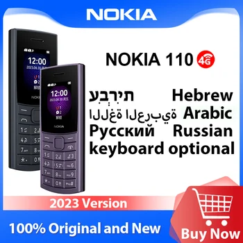 Nokia-Original Feature Phone, Versão 110, 4G, 2023, 1.8 