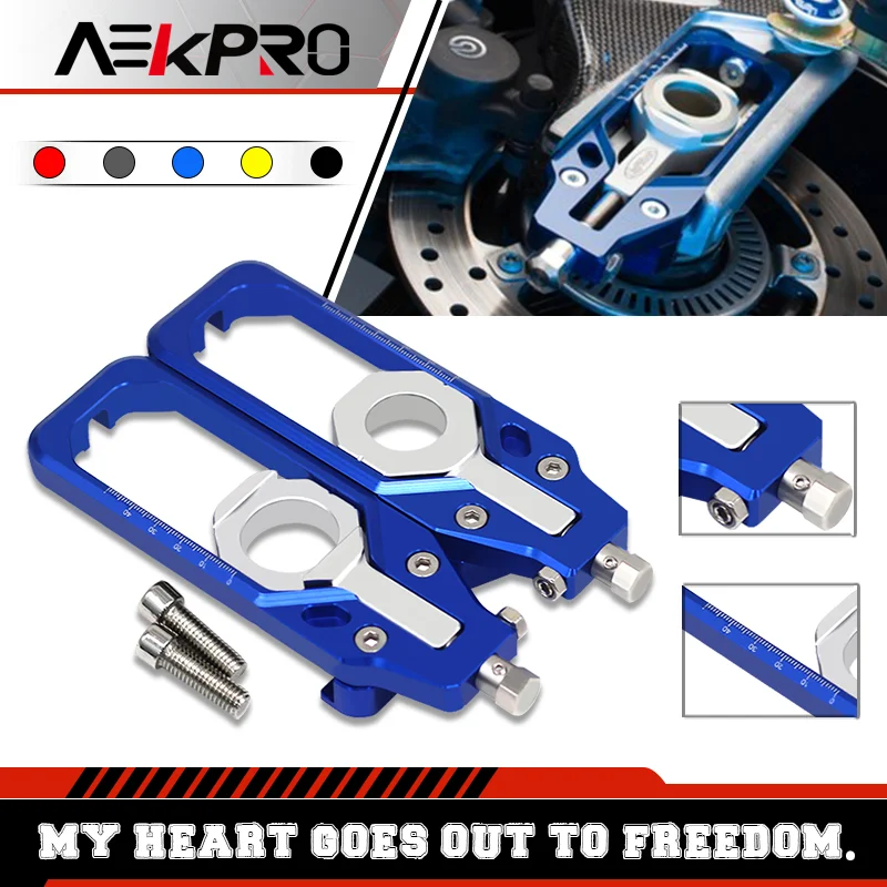 

newlest For S1000R S1000RR HP4 S1000XR M1000R M1000RR M1000XR Moto Wheel Chain Axle Blocks Rear Adjusters Spool Tensioners Block