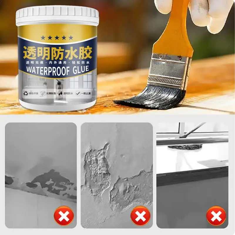 Super Strong Waterproof Tape Stop Leaks Transparent Invisible Insulation Sealant Waterproof Adhesive Insulating Duct Repair Glue