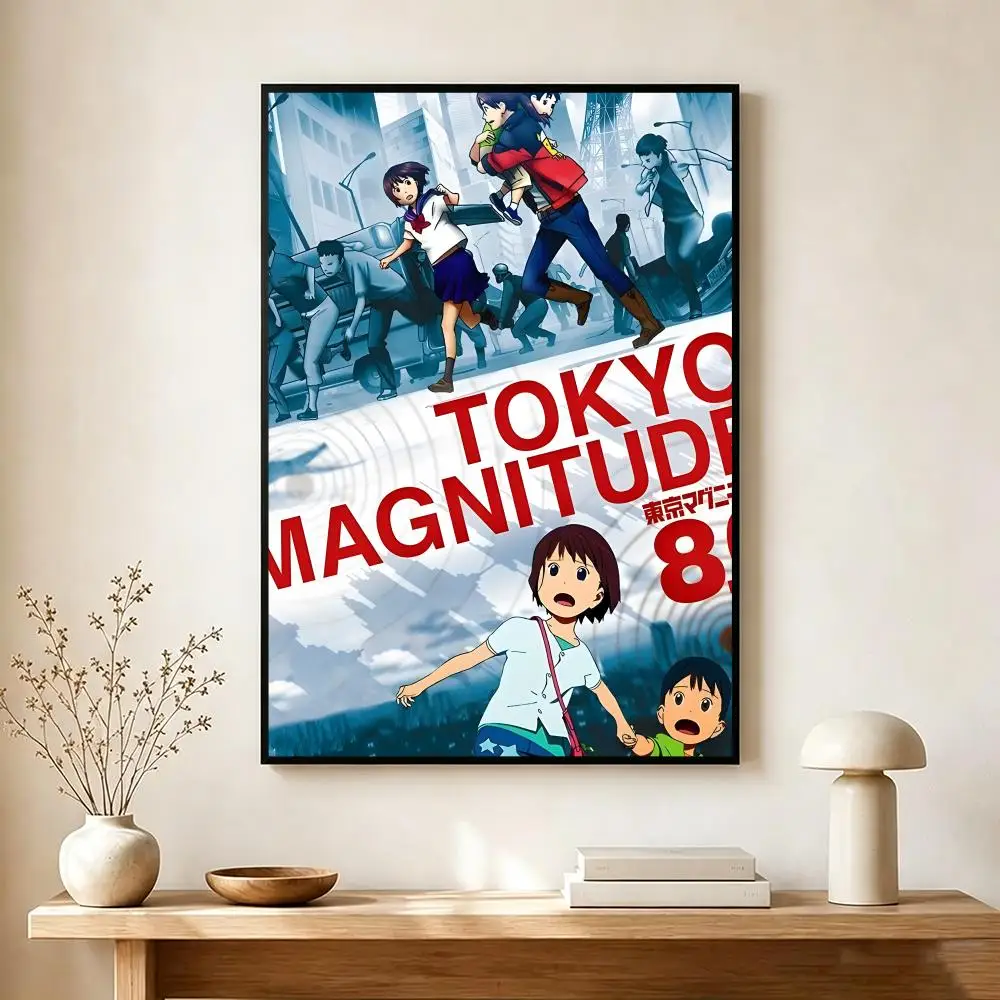 emotional anime T-Tokyo Magnitude 8.0 Poster Modern Home Decoration Interior Design & Contemporary Wall Art Collection