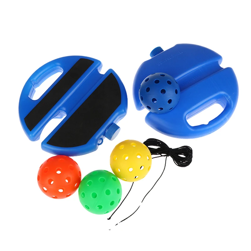40-hole Pickleball Trainer With String For Single Player Pickleball Training Aid Adult Exercise Self-study Rebound Pickleball