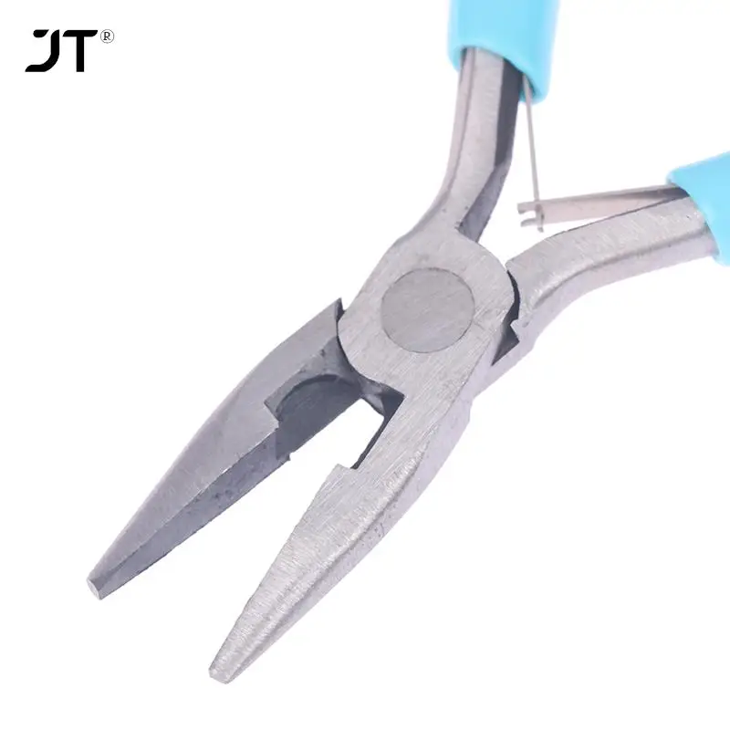 1Pcs Mini Pliers Insulated Cutter Clamping Stripping Wire Crimping Cable Cutters Round Long Nose Pliers For Jewelry Making Tools