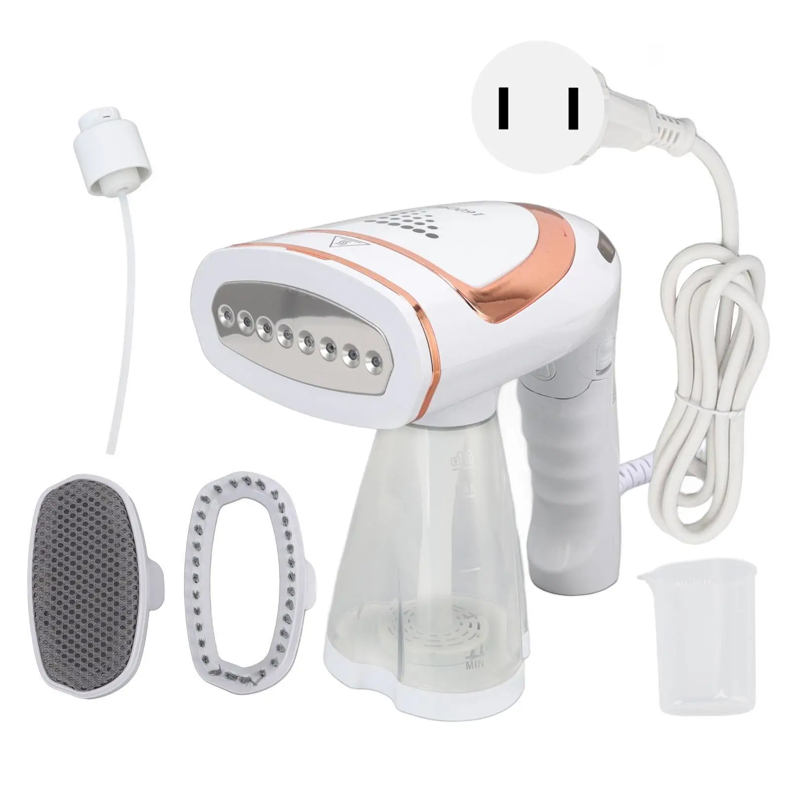 

Portable Hanging Ironing Machine 1600W Fast Preheating Deep Penetration Foldable 8 Holes Design for hotel Use