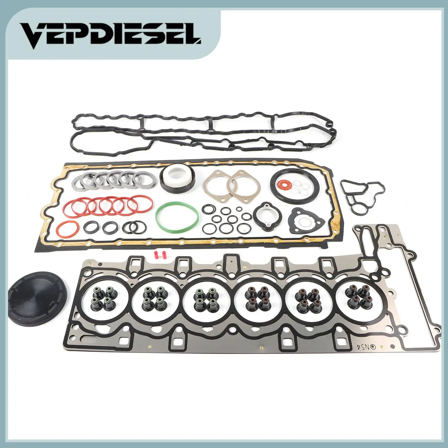 

11127557265 11137548031 Engine Turbo Overhaul Gasket Seals Kit For BMW 135i 535i X6 Z4 E90 E92 E89 E60 3.0L L6 N54B30