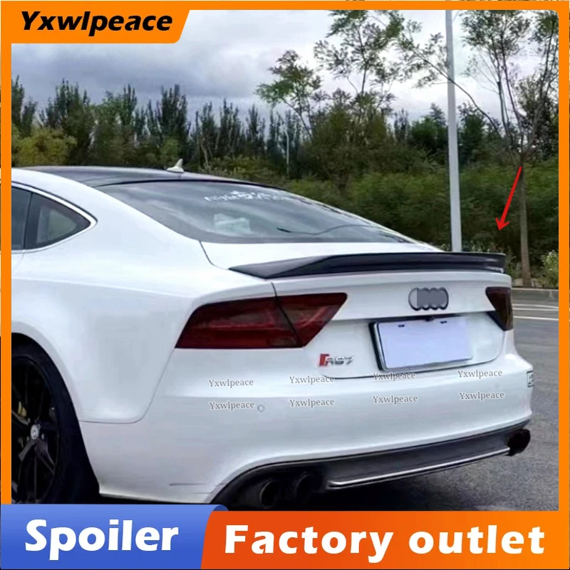 

A7 Carbon Fiber Spoiler for AUDI A7 S7 RS7 2013- 2018 Rear Spoiler Tail Trunk Boot Wing Cover Body Kit Accessories