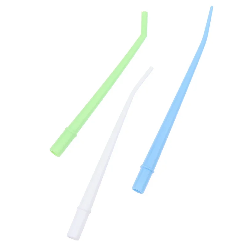 25pcs Long Slim Type Disposable Dental Saliva Ejector Surgical Suction Tips Dentistry Clinic Strong Suction Tube Dentist Tools