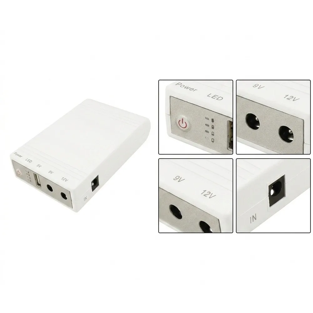 10400mAh For Mini for ups Uninterruptible Power Supply for Router Modem Security Camera DSLR Backup For Battery Adapter