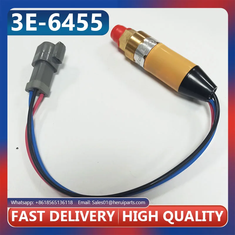 Oil Pressure Sensor 3E-6455 3E6455 For E320B E330B E332B Machine Engine Part Pressure Switch