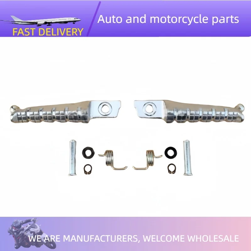 

Motorcycle Accessories Front Left Right Footrest Foot Pegs Pedal For FB Mondial HPS125 HPS 125 300