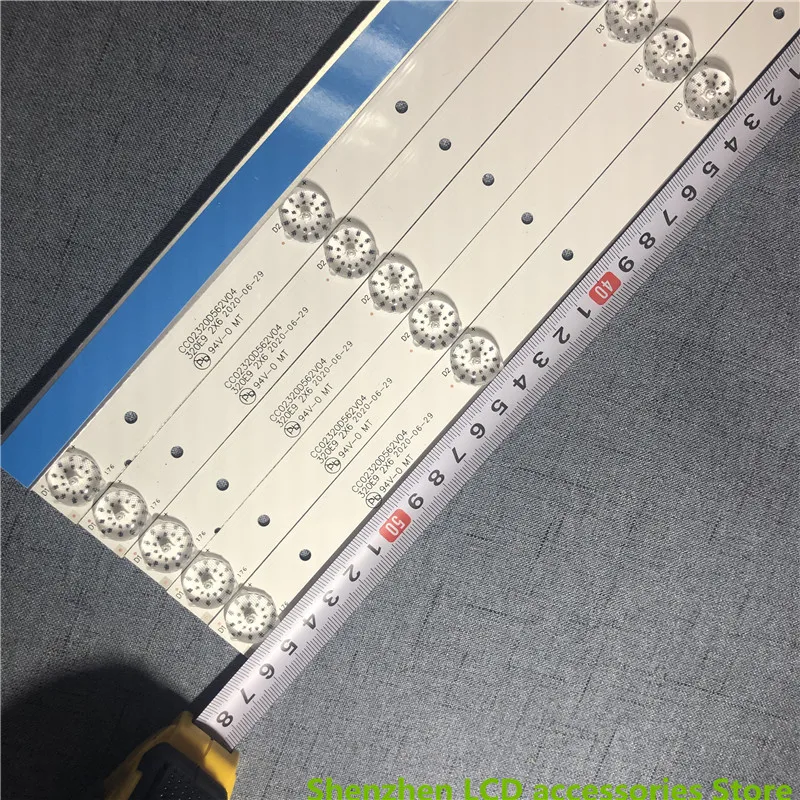 CC02320D562V04 320E9 56CM 6LED 6V Aluminium 100% neue LCD-TV-Hintergrundbeleuchtungsleiste