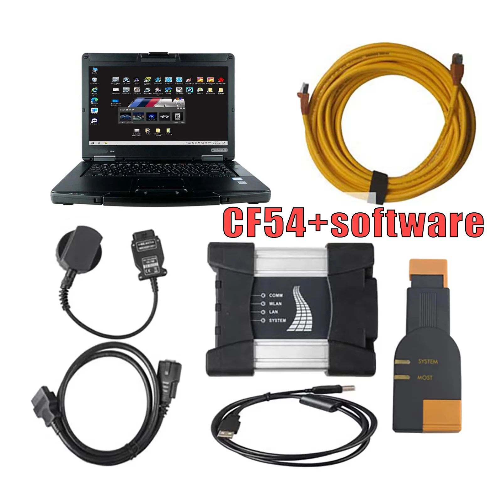 Used LAPTOP and 2025 HDD software for BMW ICOM NEXT multilingual diagnostic programming tool