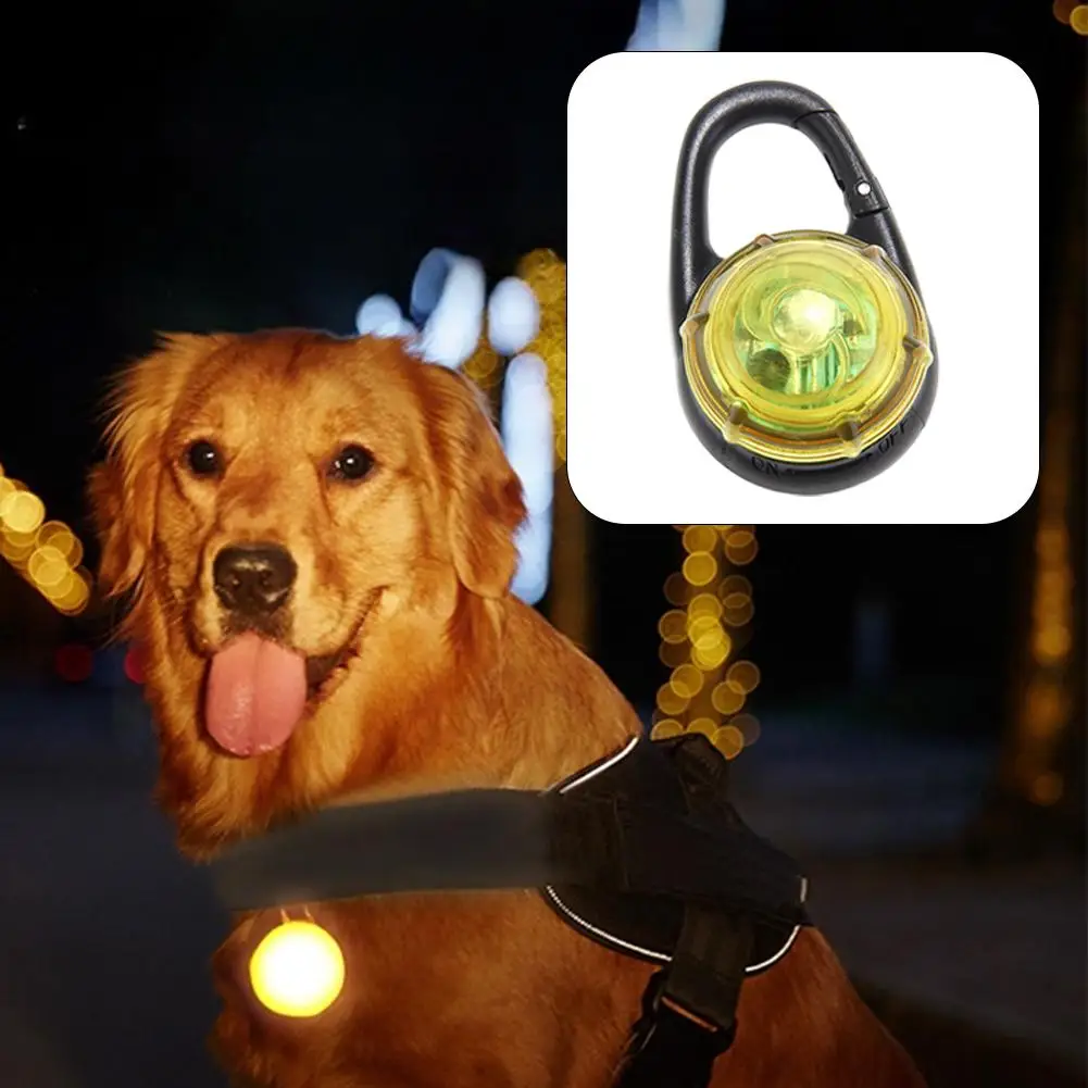 الحيوانات الأليفة مضيئة قلادة إضاءة مقاومة للماء طوق بكلاب الحيوانات الأليفة مضيئة معلقة الديكور في الهواء الطلق تحذير مضيئة قلادة هدية عيد الميلاد #2