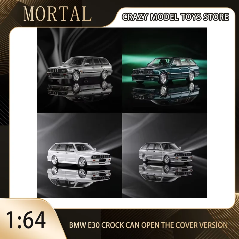 

Mortal 1:64 BMW E30 Crock Can Open The Cover Version of The Touring Limited999 Alloy Die-casting Car Model Collection Gift Toy