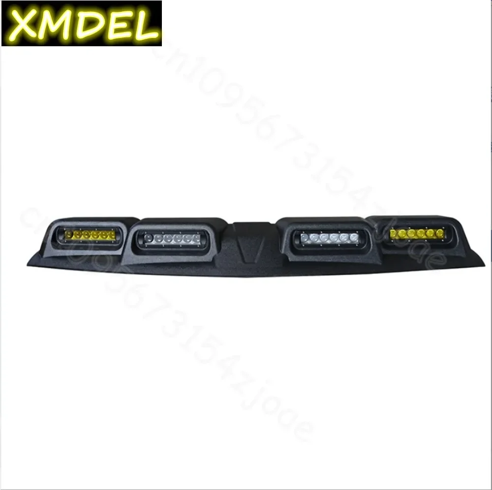 

1 шт. автомобильный Стайлинг подходит для Toyota Prado LC250 2024 2025 2026 черный спойлер на крышу лампа светодиодная панель автозапчасти