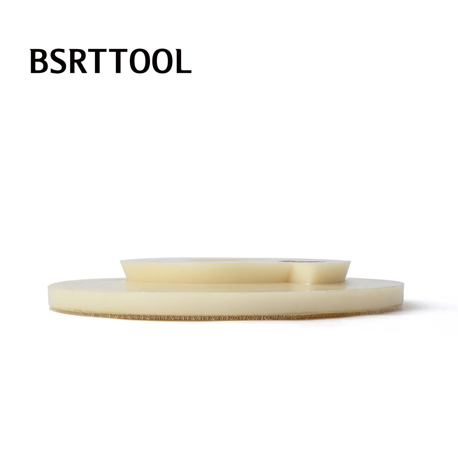 BSRTTOOL Snail Lock Back Holder White Plastic Backer PadsFor Polishing Pads Plastic Self Gripping Hook & Loop Backing Disc