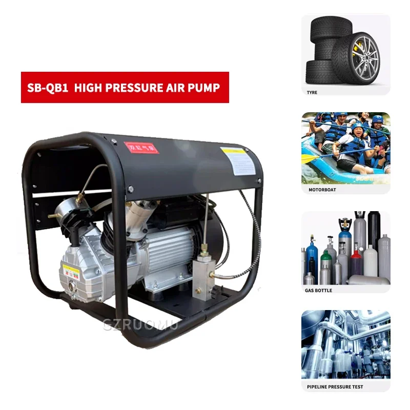 4500Psi 40MPA PCP Compressor High Pressure Air Compressor Auto-Stop for Fast Filling PCP Air Rifle Diving Tank