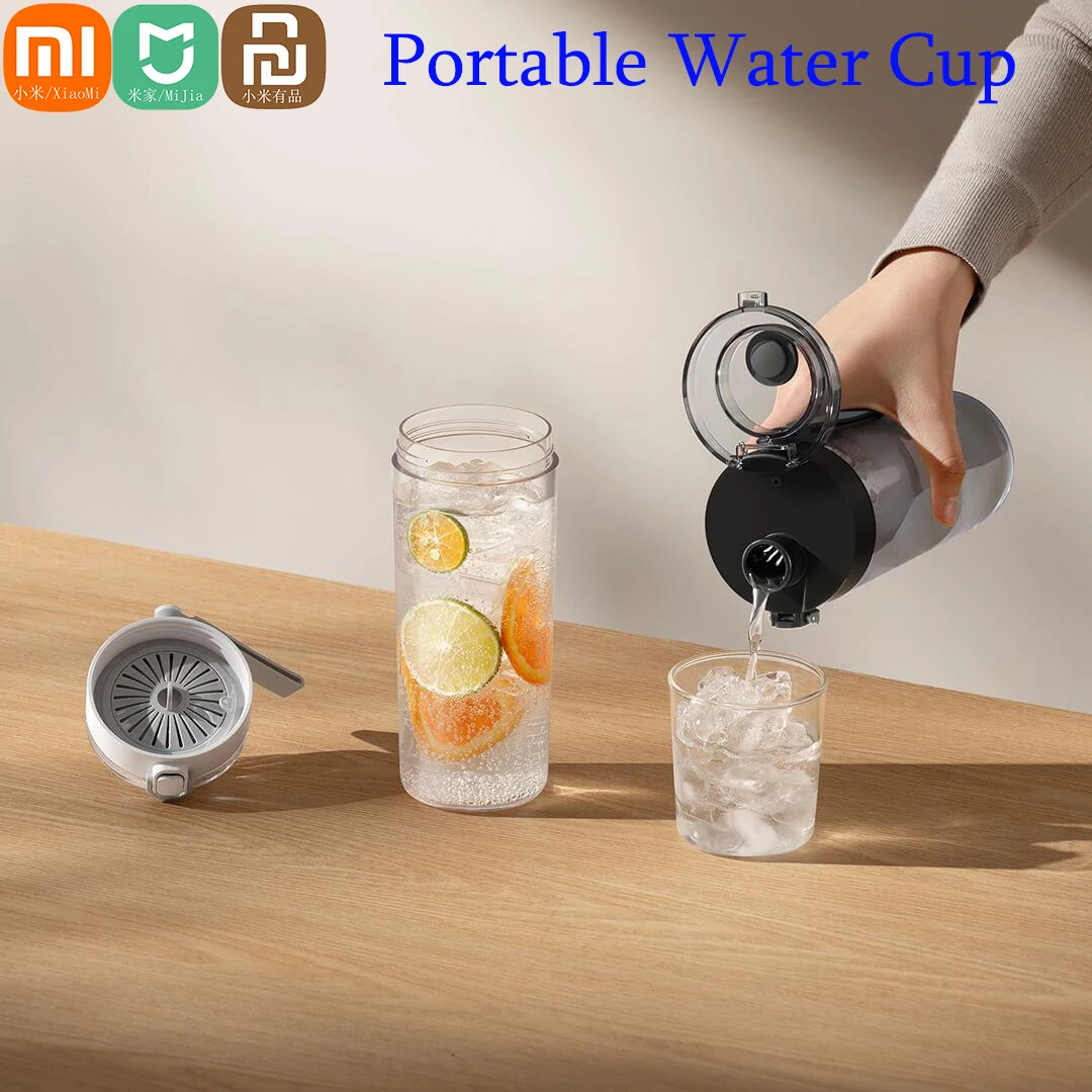 

Xiaomi Mijia уличная бутылка для воды, чашка для велоспорта, портативная бутылка для воды большой емкости для фитнеса, кемпинга, чайник для воды