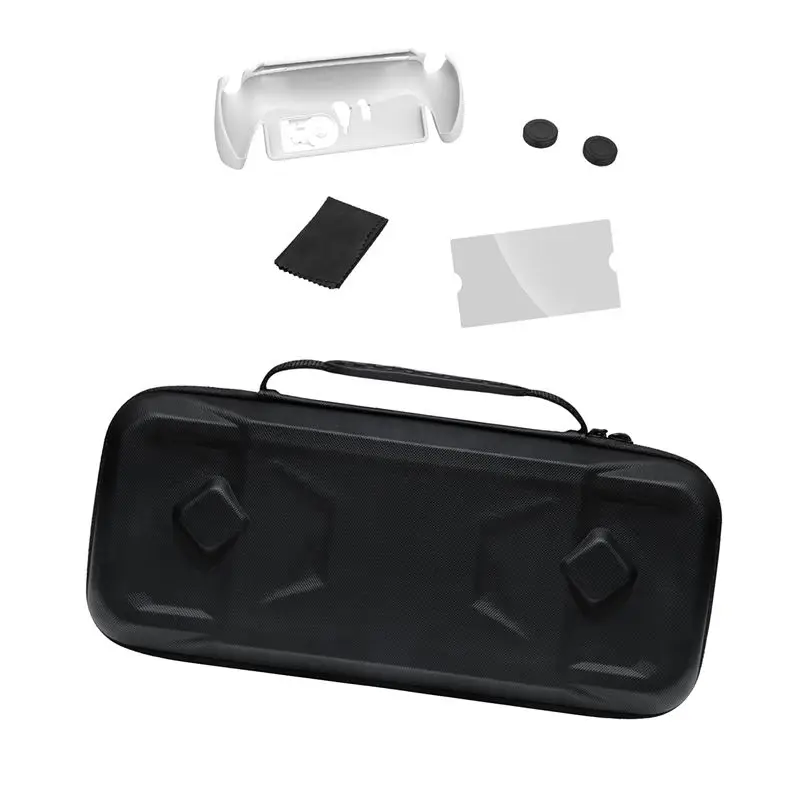 

All in One Protection Kit for PS5 Portal Portable Multi Function Storage Box Hard Case for Handheld Console Accessories