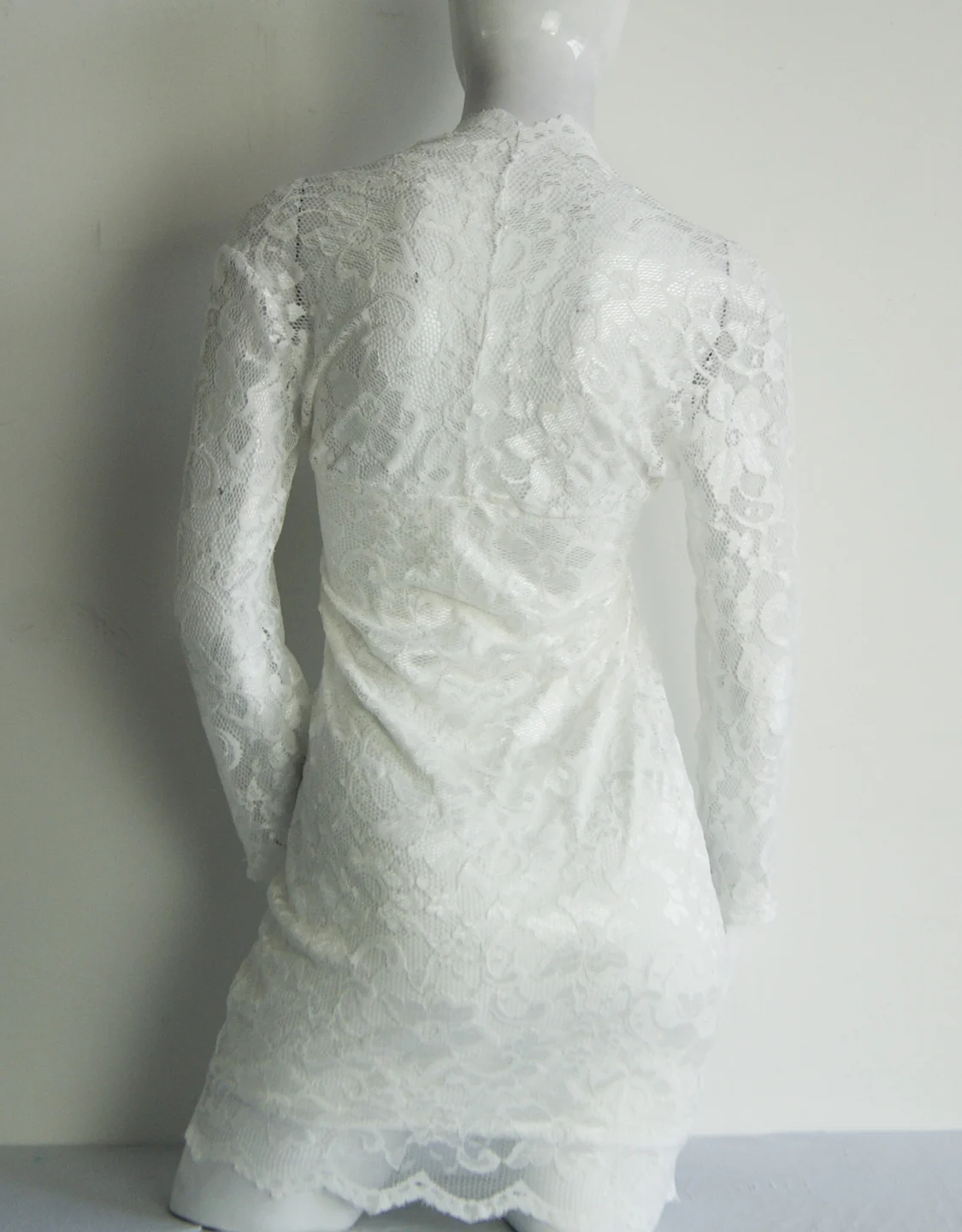 Damen-Spitzenkleid, lässig, tiefe V-Kleider, 2025, Kleid in Liquidation – Detail 2