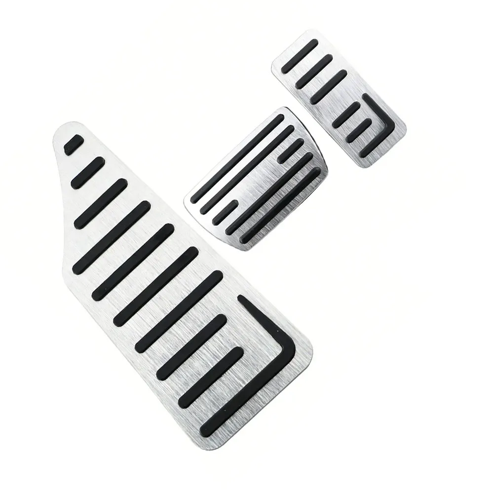 Car Foot Pedals for hrv Pedal Set No Drilling Installation Anti-slip Mat for accelerator Included Aluminum Alloy Foot Pedals