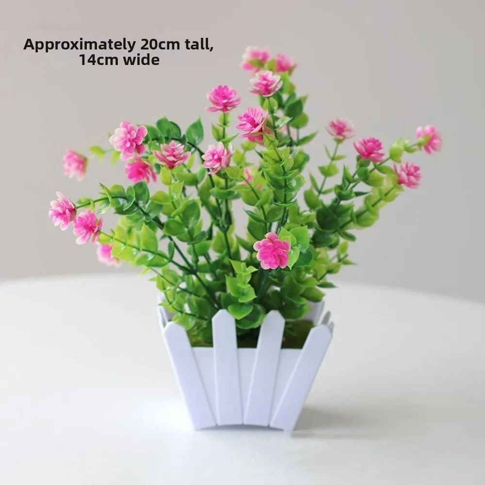 

New Plastic Artificial Flowers 16~22cm 10 Styles Simulation Plant Home Living Room Ornaments Home Decor