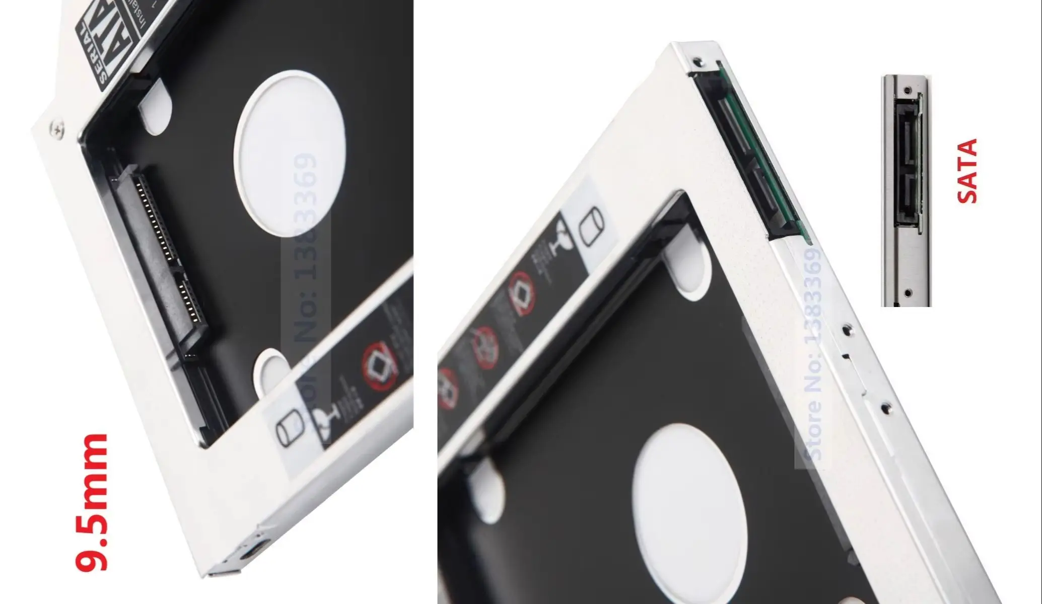 

2.5 Hard Drive HDD Optical bay Caddy Frame for Sony VGN-Z720D Z21WN VGN-Z21WN VPC-S11X9E VPC-S11V9E Samsung NP270E5RE Q330 SF410