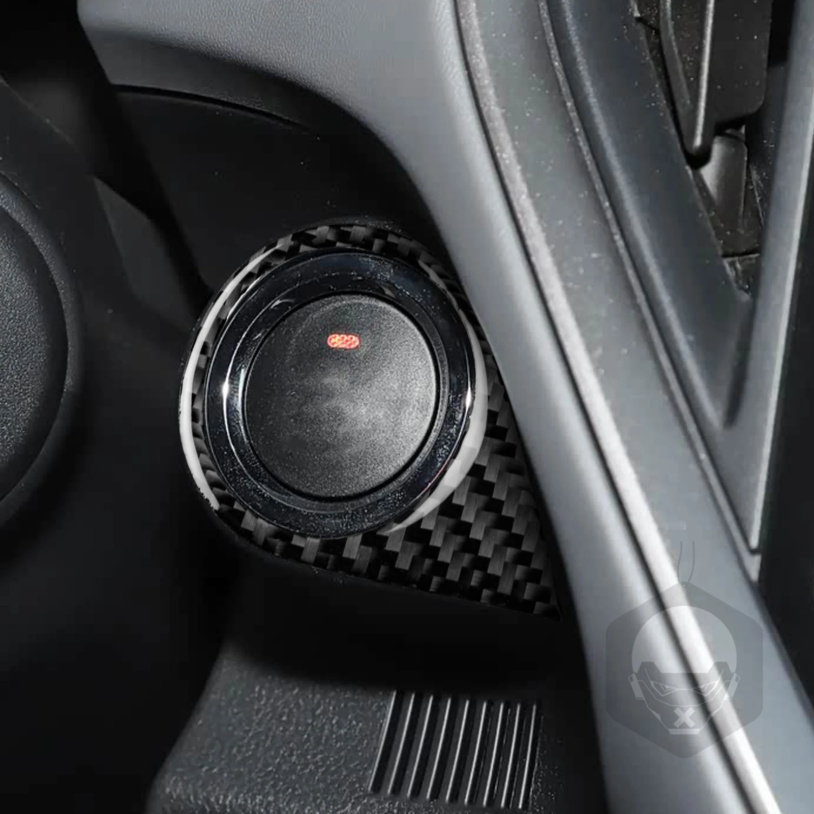 Car Ignition Coil Switch Panel Decor For Subaru Crosstrek Impreza 24-26 Subaru WRX 22-26 Carbon Fiber Interior Accessory Sticker