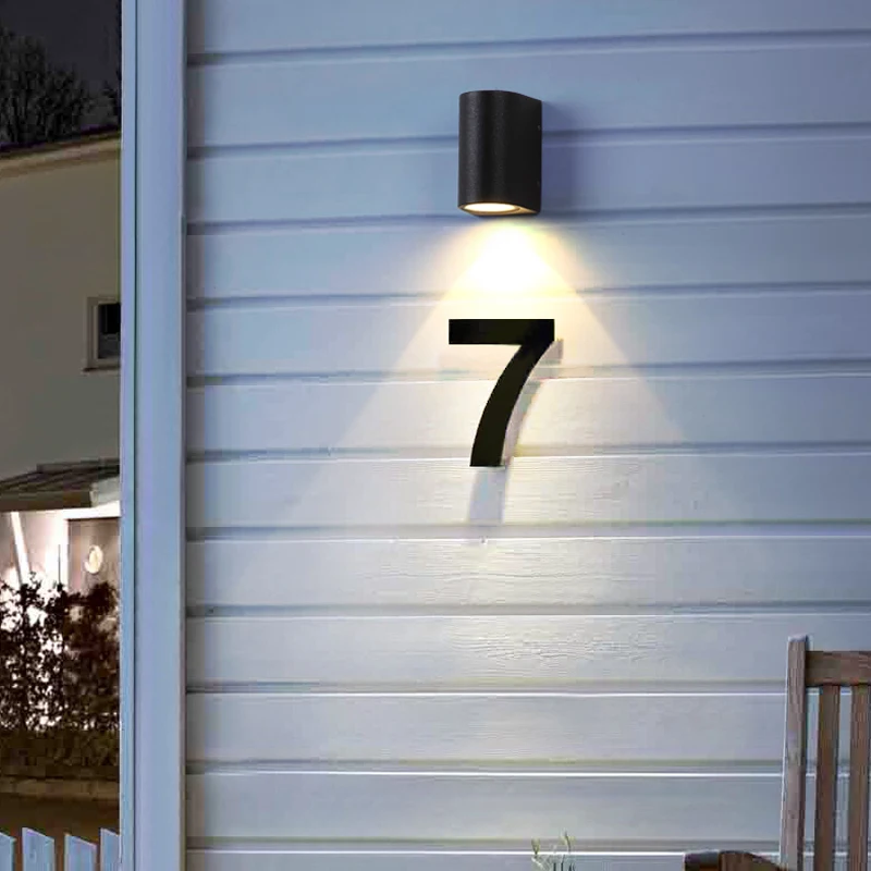 Outdoor wall lamp waterproof courtyard lamp room exterior wall lamp shop signboard illumination lamp villa wall washing lamp