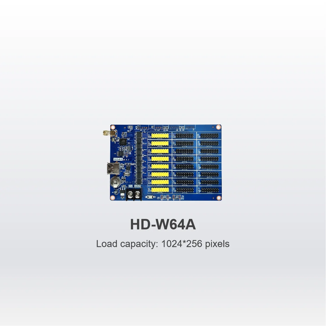 Huidu Wifi & U-disk Series HD-W60/W6BN/W62/W63/W64/W66 Single-dual Color Wifi Control Card Use for P10 LED Display Screen