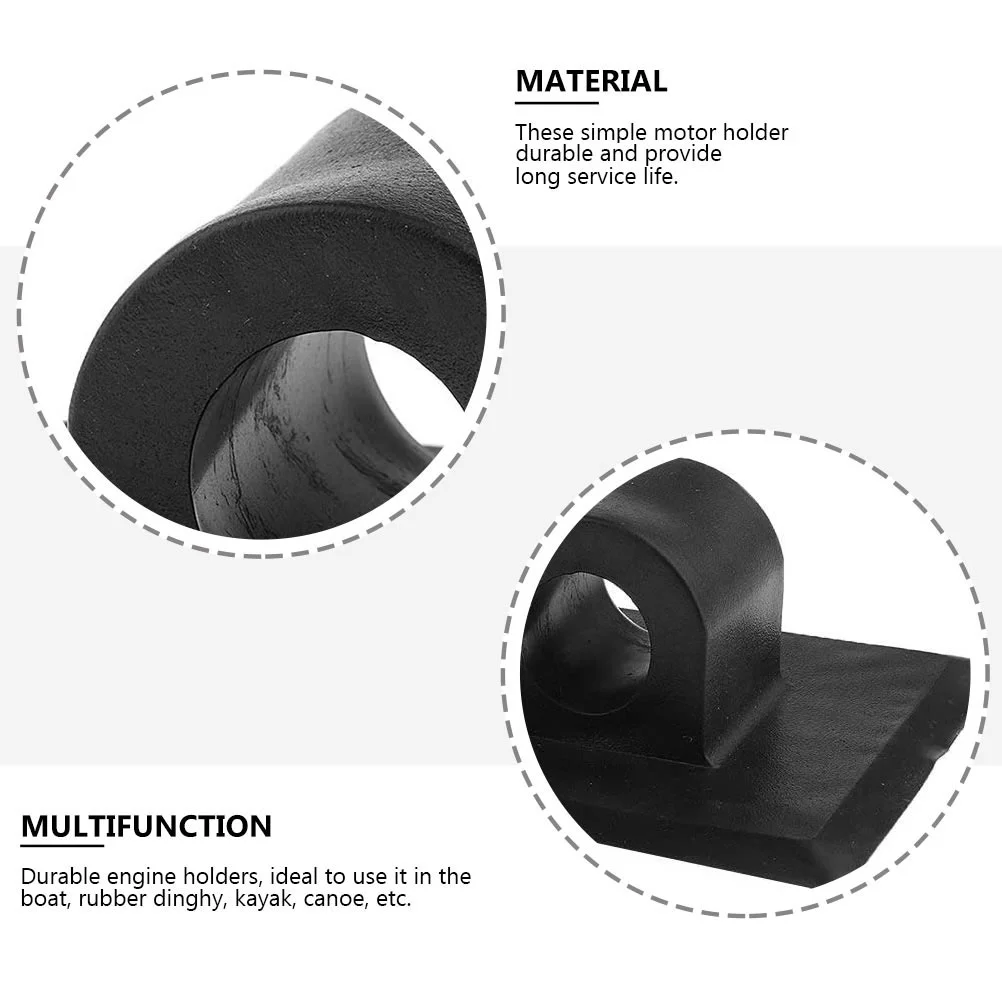 4 ชิ้นเครื่องยนต์ Cradle มอเตอร์วงเล็บหัวเข็มขัดสแควร์คลิปเรือแคนูสําหรับเรือคายัคเรือสนับสนุน
