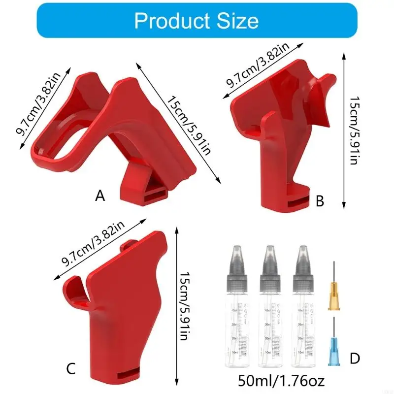Large Holder Replacement For Sprayer Fast Release Support Airbrushes Paint Module Assembly Accessories