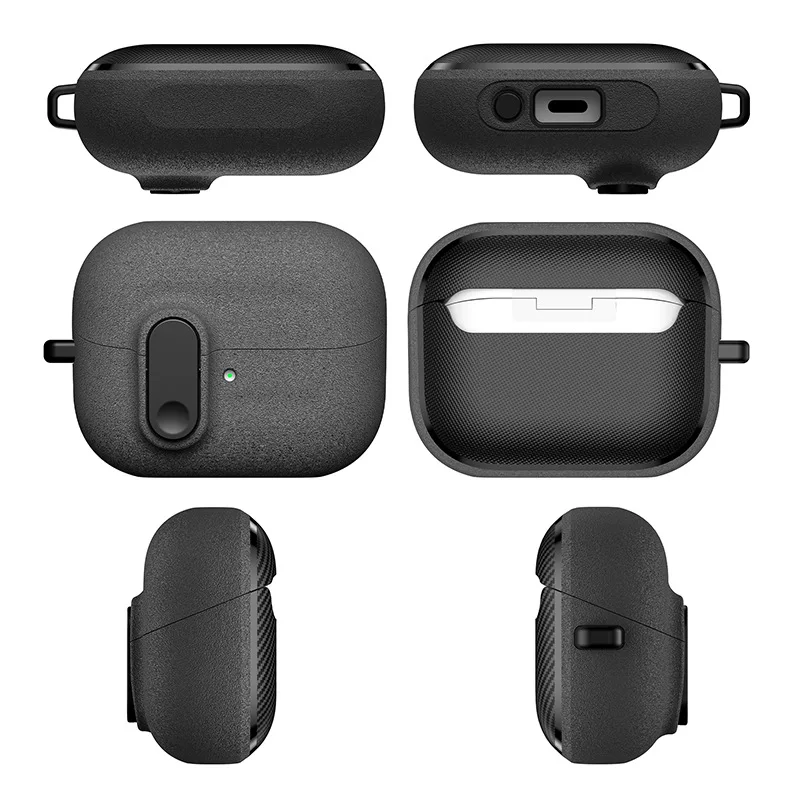 Secure Lock Case for Samsung Galaxy Buds 3/3Pro (2024) Shockproof Protective Cover with Cleaner Kit & Keychain For Galaxy Buds 3