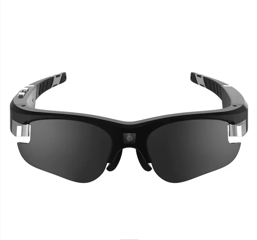 China factory HD 1080P Wide Angle Sports Eye Glasses Camera Sunglasses with 8 Mega-pixel