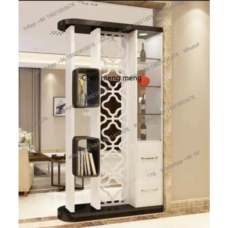 A57 الحديثة بسيطة الشمال خزانة تقسيم التخزين غرفة المعيشة الديكور باب شاشة خزانة مشروبات