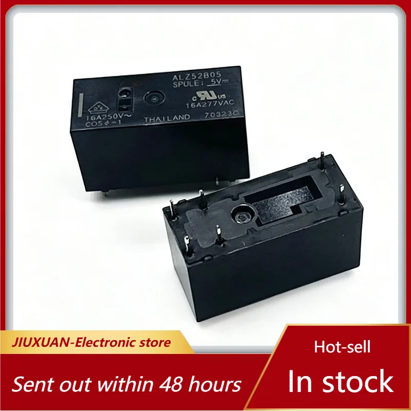 6 Pins Power Relay ALZ52B05 5VDC Coil 16A 250VAC Electromagnetic Relay Household Industrial Control Spare Parts