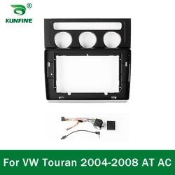 Car GPS Navigation Stereo For VW Touran 2004-2008 AT AC Radio Fascias Panel Frame Fit 2Din 10 Inch In Dash Headunit Screen