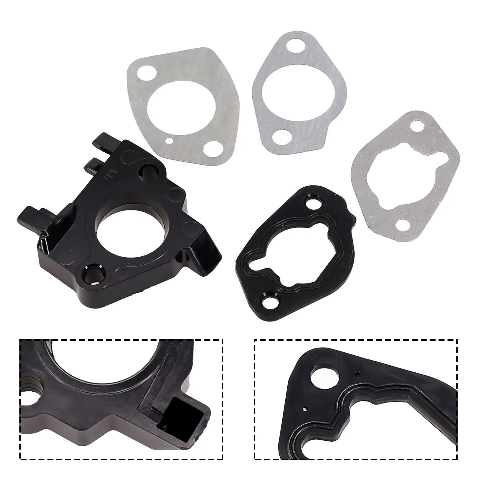 GX390 및 GX340 엔진용 스페이서가 포함된 기화기 가스켓 세트 엔진 유지 관리용 5개 가스켓 키트