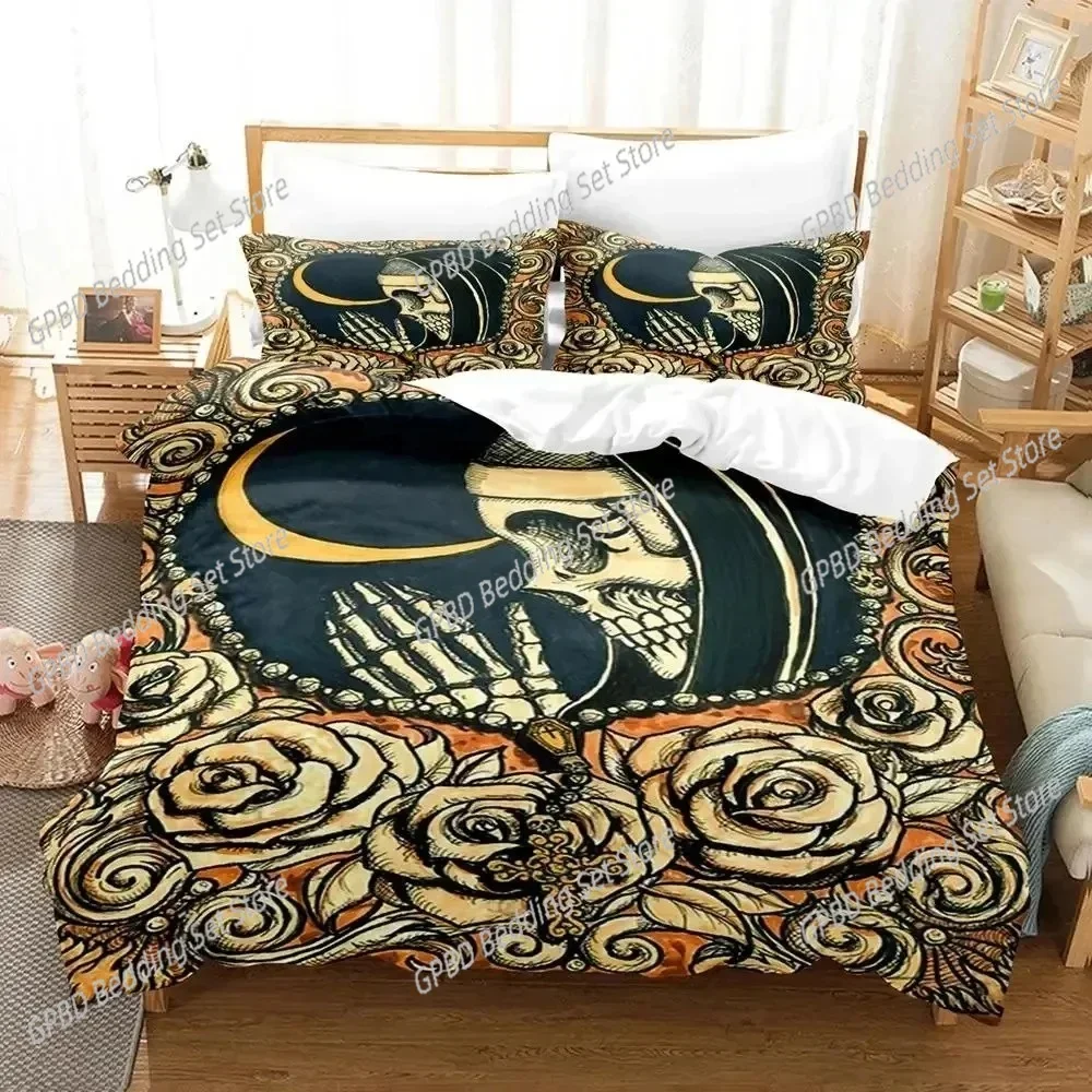 

Anime Nun Bedding Set Boys Girls Twin Queen Size Duvet Cover Pillowcase Bed Boys Adult Fashion Home Textileextile