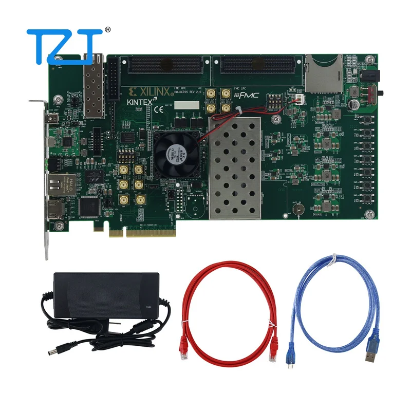 Kit de avaliação TZT Kintex 7 FPGA KC705/Kit de avaliação ZC706 com XC7K325T-2FFG900C permite conectividade serial de alto desempenho