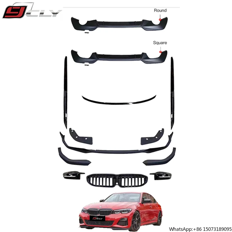 CLY Factory Wholesale Car Body Kit for  3 Series G20 2020-2022 MP Body Kit Front Lip Mirror Cover Tail Diffuser Side Skirt